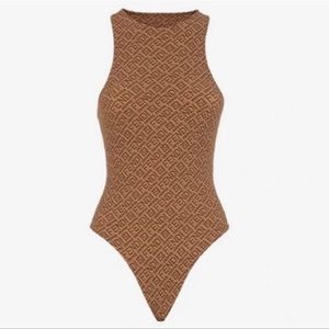 Fendi x Skims HIGH NECK BODYSUIT | CALIFORNIA